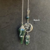 Moss Agate Pendulum