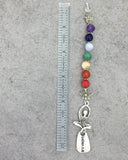 Peaceful Journey Car Charm with Chakra Stones