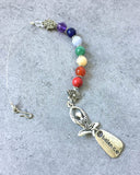 Peaceful Journey Car Charm with Chakra Stones