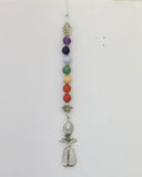 Peaceful Journey Car Charm with Chakra Stones