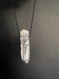 Lemurian Seed Quartz Empathic Warrior Pendant