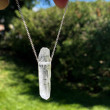 Lemurian Seed Quartz Empathic Warrior Pendant