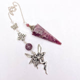 Lepidolite Fairy Pendulum