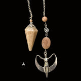 Moonstone Goddess Energy Pendulum