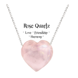 Rose Quartz Love Friendship Pendant