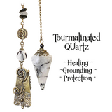 Tourmalinated Quartz Pendulum, Grounding and Protection