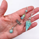 Amazonite Dragonfly Dowsing Pendulum