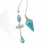 Amazonite Dragonfly Dowsing Pendulum