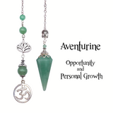 Aventurine Pendulum Buddha Dowser