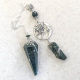 Moss Agate Pendulum