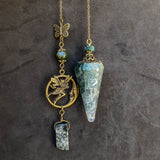 Moss Agate Pendulum