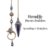 Hematite Pheonix Pendulum