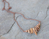 Picture Jasper Bar Necklace