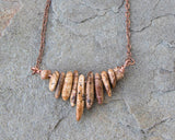 Picture Jasper Bar Necklace