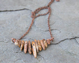 Picture Jasper Bar Necklace