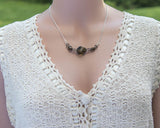 Smokey Quartz Bar Necklace