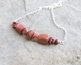 Goldstone Healing Bar Necklace