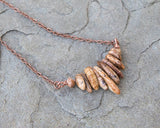 Picture Jasper Bar Necklace