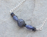 Iolite Beaded Necklace