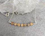 Picture Jasper Protection Bar Necklace