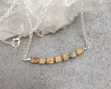 Picture Jasper Protection Bar Necklace