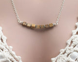 Picture Jasper Protection Bar Necklace