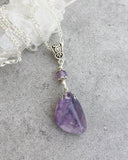 Tumbled Amethyst Necklace