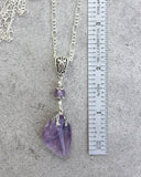 Tumbled Amethyst Necklace