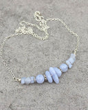 Blue Lace Agate Inner Peace Necklace