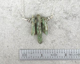 Raw Green Kyanite Necklace