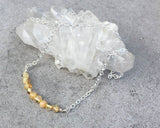 Citrine Minimalist Necklace