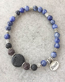 Sodalite Oil Diffuser Bracelet