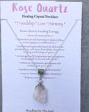 Raw Rose Quartz Love Necklace