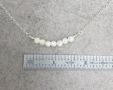 Mother of Pearl Bar Necklace