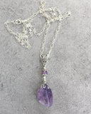 Tumbled Amethyst Necklace