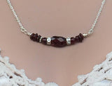 Garnet Healing Energy Necklace