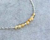 Citrine Minimalist Necklace