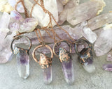 Vera Cruz Amethyst Copper Electroformed Pendant