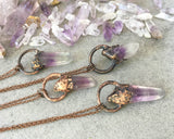 Vera Cruz Amethyst Copper Electroformed Pendant