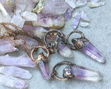 Vera Cruz Amethyst Copper Electroformed Pendant