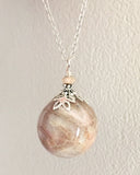 Peach Moonstone Necklace