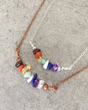 Chakra Balance Meditation Yoga Bar Necklace