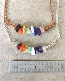 Chakra Balance Meditation Yoga Bar Necklace