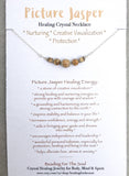 Picture Jasper Bar Necklace