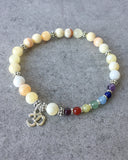 Solar Plexus Chakra Mala Yoga Reiki Bracelet