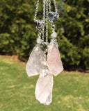 Raw Rose Quartz Love Necklace