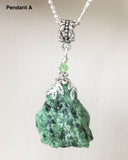 Raw Zoisite Necklace Pendant