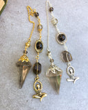 Smoky Quartz Goddess Protection Pendulum