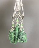 Raw Zoisite Necklace Pendant