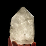 Natural Clear Quartz Generator with Fairy Frost and Rainbows, 550g